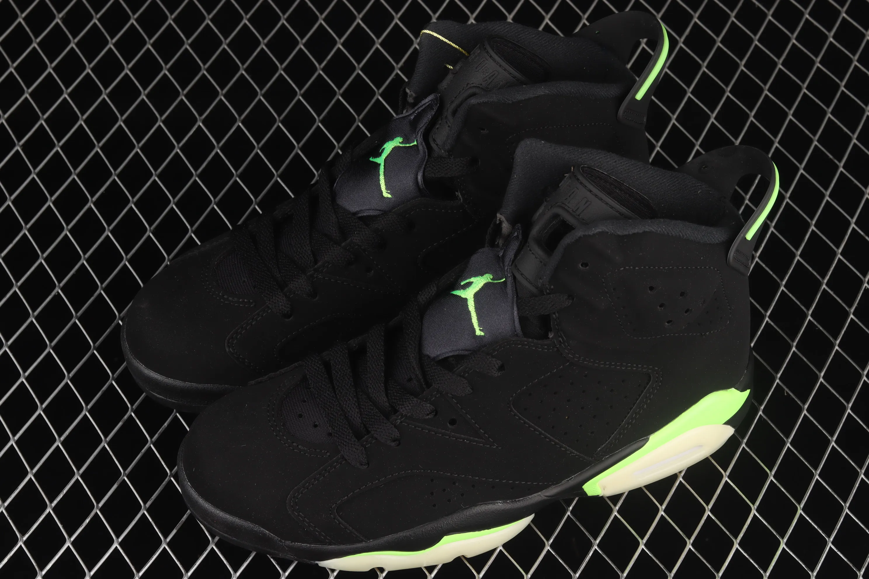 All categories Air Jordan Jordan series basketball shoes Air Jordan 6 Air Jordan 6 "Electric Green" AJ6 Joe 6 black and green CT8529-003